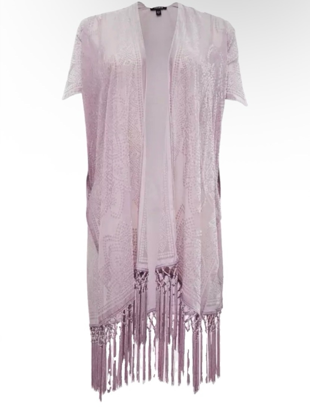 Torrid Burnout Velvet Kimono 2X